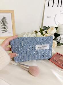 Portable Makeup Bag |Cosmetic Bag |Travel Supplies| Travel Bag | Large Strip Cosmetic Makeup Bag For Girls | Sweet Storage Bag | Teen Girl Gifts Stuff | Summer Makeup Bag For Women | French Style Cosmetic Bag | Vintage Makeup Organizer |Travel Toiletry Bag For Makeup Brushes, Skincare & Gel Nail Polish - Perfect Gift For Girls, Friends, Birthdays,Weddings, Parties & Mother's Day,Makeup Supplies,Makeup Tools,Storage Bag,Christmas Gifts,Pouch,Travel,Gifts For Women Travel Essential,Pouch,Clutch / Small Handbag, Makeup Organizer,Makeup Organize,Pouch,Brush Holder,Mini Pouch,Large Capacity Pouch,Gifts For Women,Christmas Gifts,Gift Ideas For Women