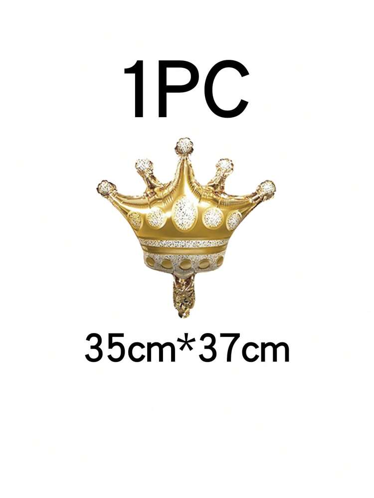 0-9 数字气球配金色皇冠，淡粉色马卡龙粉色蓝色粉色铝箔 32 英寸，适用于生日装饰、生日、婚礼、派对装饰 - 粉色 - 查看 15