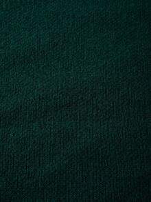 Herren lässiger, weiter Pullover in Einfarbig, Streetwear im amerikanischen Stil, Rundhalsausschnitt, Langarm, vielseitig einsetzbar, Herbst/Winter - Dunkelgrün - Übersicht 5