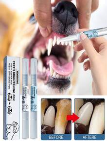 Pet Teeth Cleaning Brush For Dogs & Cats To Remove Tartar And Plaque - Multicolor - View 15