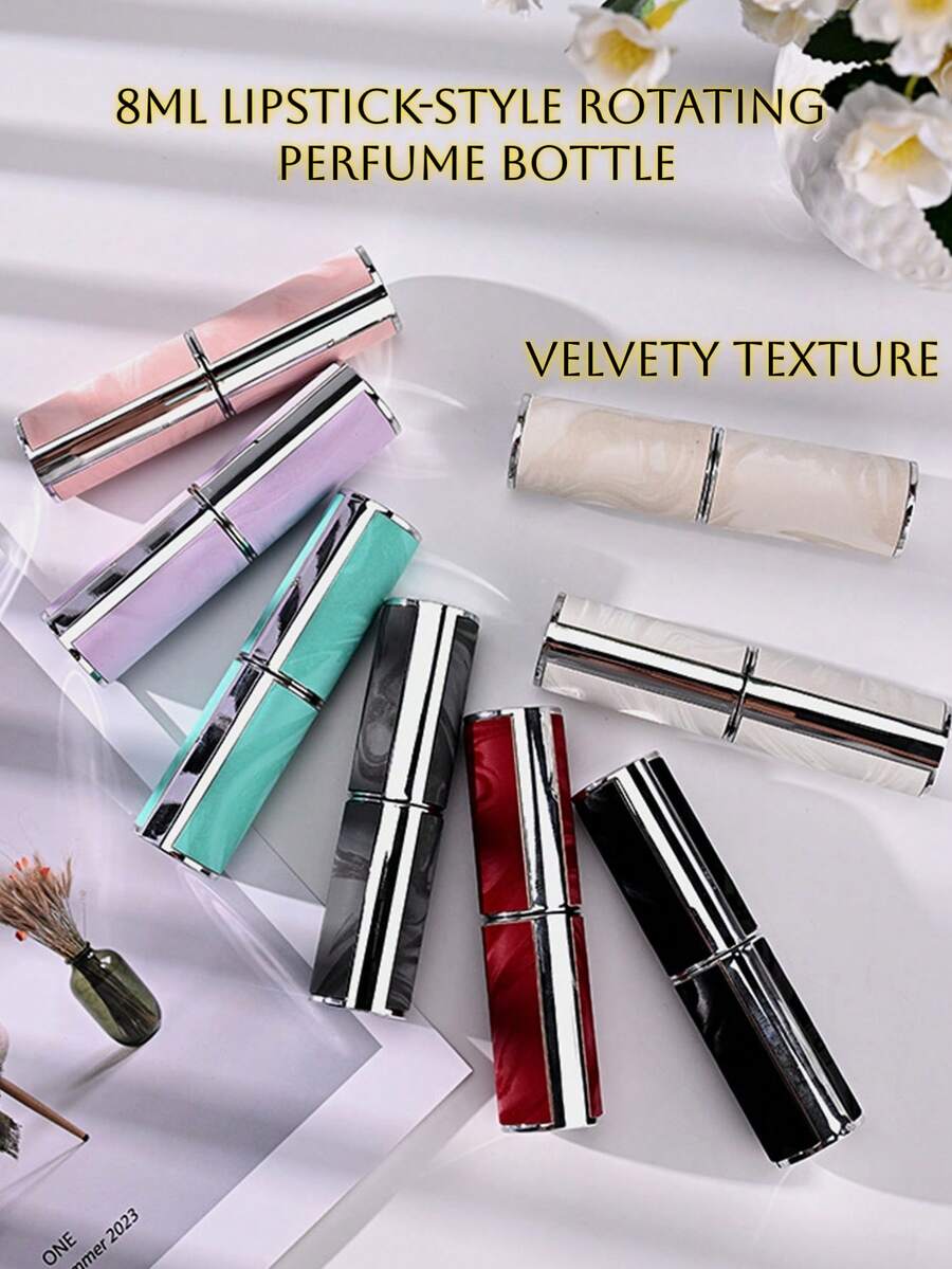 8ml Premium Velvet-Feel Perfume Atomizer - Refillable And Portable, Ideal For Travel And Daily Use, Great Gift For Family And Friends, Perfect Travel Accessory, Travel Essential, School Supplies, Holiday Camping, Holiday Must-Have, Mini Vacation Perfume, Men's Cologne, Beach Travel Essential, Summer School Accessory, Back To School - Multicolor - View 1