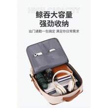 Men's Short-Distance Travel Backpack, Business Computer Bag, Expandable, Multifunctional, Large - 黑色 - 查看 6