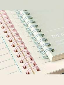 B5 Coil Notebook, Colorful A5 Elegant Notebook, Large Capacity, Thick Spiral Notebook, Minimalist Notebook, Colorful & Stylish, Multi-Color