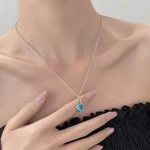 1件天然石项链，图案随意，心形吊坠，水晶，玫瑰石英，心形，精致奢华女士项链。由于宝石的天然特性，可能存在色差。 - 愛心 - 查看 17