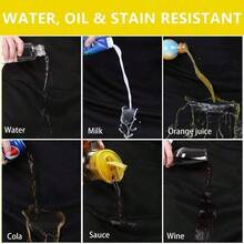 Minimalist Black Chef Apron - Pocket-Free, Unisex Adult Apron For A Sleek Look | Kitchen Essentials/Chef Aprons/Beginner Kitchen Tools/Cooking Must-Haves - Black - View 11