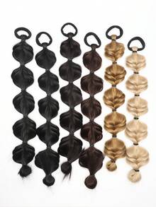 1pc Kids Synthetic Braided Hair 18inch Braids Ponytail Hair Hairstyle Braids Cute Hip Hop Ponytail For Girls