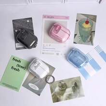 Brand New Creative Design, Compatible With Apple AirPodsPro 2/3 Earphone Case, Transparent Lock TPU Soft Earphone Shell, AirPods4 Protective Case