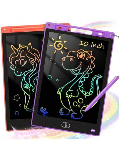 Paquete de 3 tabletas de escritura LCD de 9.5 pulgadas para niños, bloc de dibujo electrónico y tablero de garabatos para edades de 3 a 8 años, regalos de cumpleaños y Navidad para niños y niñas