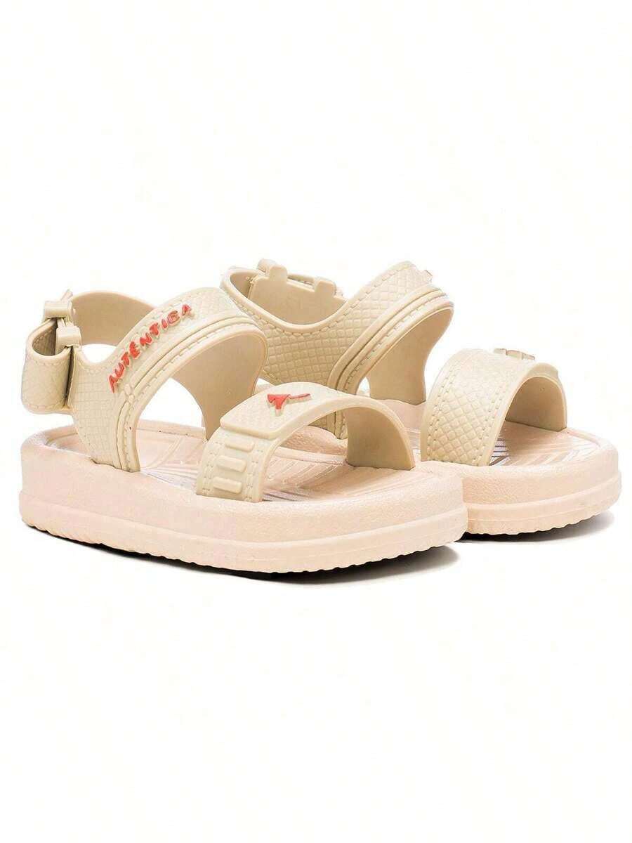 Children's Sandal Boys Girls Baby Soft Lightweight Comfortable Fashion Children's School Casual - Màu be - Xem 1