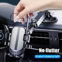 1pc Car Air Vent Phone Holder, Universal New Model Car Phone Mount Holder For Dashboard Vent - Black-dashboard - View 1