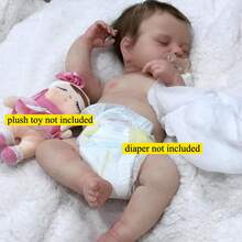 Lifelike 20 Inch Reborn Baby Girl Doll For Kids | Heirloom Quality Handmade Newborn With Realistic Vinyl Skin & Visible Veins | Adorable Christmas Or Birthday Gift For Girls And Collectors - 彩色 - 查看 3