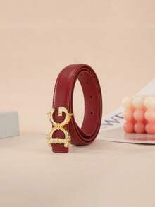 1件装女士字母腰带，多功能字母腰带，适合搭配牛仔裤、裙子，时尚秋季，万圣节必备 - 彩色 - 查看 4