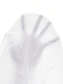 Conjunto informal de dos piezas para hombre para verano: camisa lisa de manga corta + pantalones cortos - Blanco - Ver 9