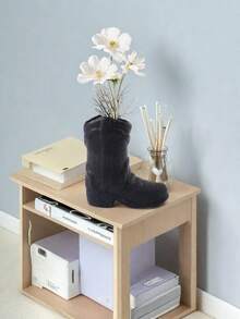 1pc Mini Resin Boot Vase, A Unique Small Dried Flower Vase, Can Also Be Used As A Match Storage Bucket, A Home Decoration Item, And The Best Gift - Multicolor - View 9