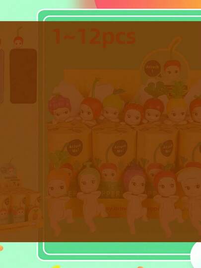 12pcs/Set Assorted Cute Doll Figurines, Suitable For Car Decor, Desktop Display, Phone Accessories, New Doll Collection, Holiday Gift