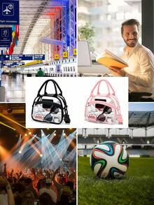 Ladies' Handbags, Beauty Bags, Briefcases, Daily Necessities Storage Bags, Tote Bags For Women, Shoulder Bag, Cartera, Large Tote Bag - 粉色 - 查看 6