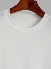 Men's Long Sleeve T-Shirt - Japanese Calligraphy Graphic Tee, Soft Everyday Shirt For Fall, Formal & Casual Outfits - Minimalist Japanese Writing Design, Clothing, Round Neckline, Comfortable Fit, Fall Fashion, Durable Material, Print Top, Streetwear Lovers, Men T Shirts, Graphic Tees, Mens Graphic Tees, Tshirts For Men - 白色 - 查看 2