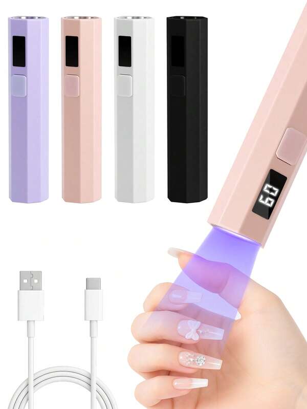 Lampu Kuku UV Mini, Pengering Kuku LED Cepat Kering 10 Detik, Teknologi Sensor Pintar, Lampu Kuku Gel Portabel Isi Ulang, Cocok untuk Manikur di Rumah dan Perawatan Saat Bepergian, Ideal untuk Pemula Kuku, Mahasiswa, Profesional yang Sibuk, Hadiah Natal yang Luar Biasa dan Perlengkapan Musim Dingin untuk Wanita