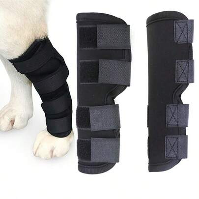 Suporte de perna para cães para esportes após cirurgia, correção e recuperação de lesões, capa protetora para cães idosos, suporte de joelho, meias de suporte para pernas (1 peça)