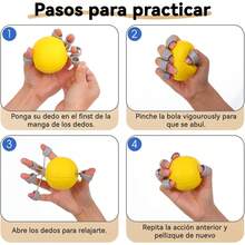 Wefaner ejercitador de dedos y fortalecedor de manos, fortalecedor de antebrazo, entrenador de fuerza de agarre para entrenador - 1 - Ver 1