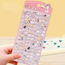 قطعة واحدة ملصق رغوي ثلاثي الأبعاد بتصميم حيوان، بطريقة جميلة، ملصق ديكور كرتوني، مصنوع من الإسفنج والبي في سي، متوفر بأربعة أنماط: باندا، جرو، أرنب، وقطة. يمكن تطبيقه على كتب الملصقات، دفاتر اليوميات، أجهزة الكمبيوتر المحمولة، والثلاجات. - متعدد الألوان - مشاهدة 5