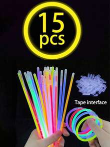 100支装多色荧光棒,派对荧光棒,派对装饰,高品质超亮荧光棒,彩色婚礼荧光棒,持久发光8-12小时,适用于派对、音乐会、酒吧、夜店等各种场合,荧光棒玩具,情人节派对,情人节配饰,婚礼,生日,母亲节,春季装饰,毕业季,派对照明用品,生日礼物,情人节礼物,送给她的最佳礼物 - 彩色 - 查看 9