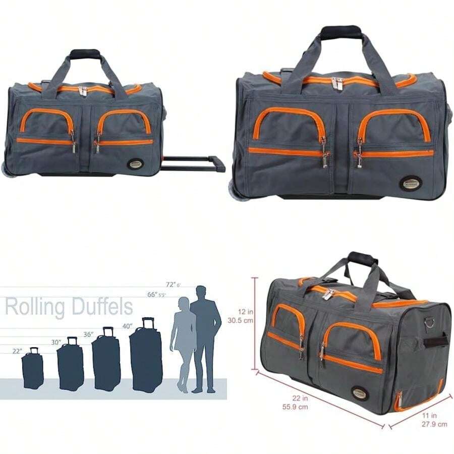 Rockland Bolsa de con ruedas, , 7.62, Bolsa de con ruedas(Carbón vegetal) - Tipo 22 - Ver 1