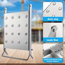 梯子工作平台配件，巧妙的伸缩梯配件，铁质小型平台梯子配件托盘，家用多功能折叠梯，梯子工具托盘油漆工作平台，兼容大多数标准梯子，易于安装的工作架，托盘配件，不含梯子