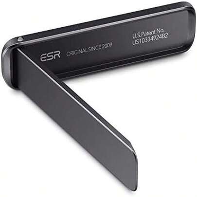 ESR スマホ キックスタンド メタル 縦置き 横置き対応 角度調節可能  Air 17 16e 16 15 14 13 12、 Pixel 10、、Android対応 - ブラック