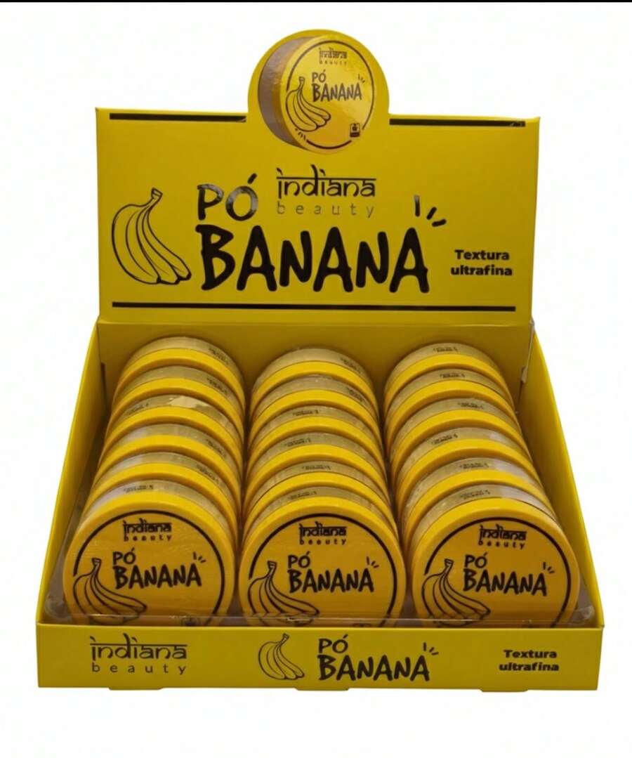 Pó Banana Indiana Beauty Matificante Controle de Oleosidade Fixador de Maquiagem - Translucent - Visão 1