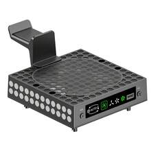 Multifunction Cooling Fan With Heatsink, Dust Cover, Display, RGB Light, Temperature Control For Series X Console Accessories - Includes Headphone Stand