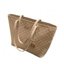 2025 new French cherry blossom tote bag women's commuter niche ins handbag large-capacity shoulder bag