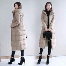 Women Winter Coats - Màu Khaki - Xem 6