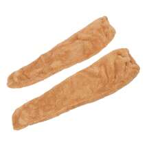 Calcetines largos de pelo para dormir en invierno, suaves, gruesos y transpirables, calcetines de felpa, calentadores de piernas, marrones. - Marrón - Ver 4