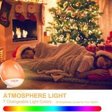 This Wake-Up Light Sunrise Alarm Clock Is Designed For Deep Sleepers And Bedrooms. It Features Sunrise And Sunset Simulation, Sleep Aid, Dual Alarms, Snooze Function, Night Light, Daylight Mode, 7 Colors, And 7 Natural Sound Effects, Making It An Ideal Gift Choice.