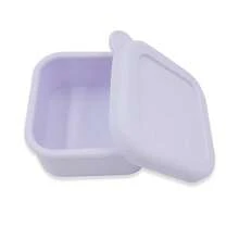 KUNT 1个100毫升方形纯硅胶食品储物容器，调味品、沙拉酱、番茄酱保鲜容器，大号果冻硅胶冰格 - 彩色 - 查看 13