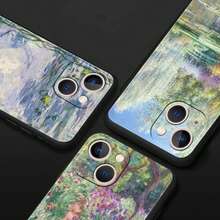Claude  Impressionism Painter compatible with  11 12 13 15 16 14 Pro Max Phone Case X XR XS 7 8 Plus SE Luxury Cover Funda, Cover compatible with funda  17 pro max, funda  17 pro, funda  17, funda  16, funda  16 pro max, funda  15 - a2 - Ver 7