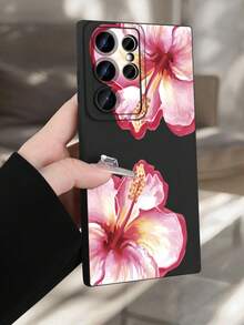 Cute Floral Pattern Phone Case, Shockproof, Slim-Fit, Flexible Design, Fashionable Phone Accessory For Teens And Women, Lightweight, Durable, Scratch-Resistant, Summery Vibe, Compatible With Samsung Galaxy S25Ultra/S25Plus/S25EDGE/S25/S24Ultra/S24/S23Ultra/S23/S22Ultra/S22 Case - 白色 - 查看 7