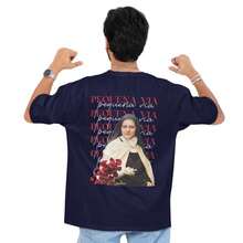 Santa Teresinha Unisex Cotton T-Shirt Comfort And Faith Unisex Blouse - Màu xanh hải quân - Xem 1