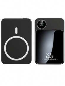 Powerbank Magsafe de 10,000mAh compatible con iPhone - Negro - Ver 1