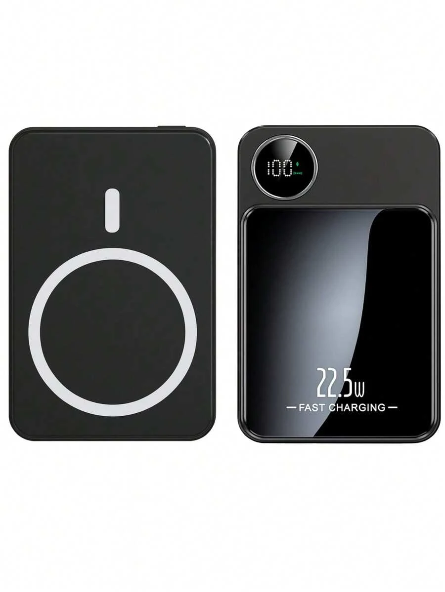 Powerbank Magsafe de 10,000mAh compatible con iPhone - Negro - Ver 1