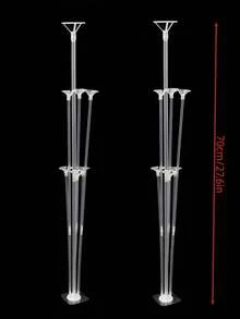 1/2/4 Juegos de Kit de Arco de Globos para Decoración de Fiesta de Cumpleaños y Boda (Globos No Incluidos), Soporte de Globos Suministros de Fiesta, 70cm