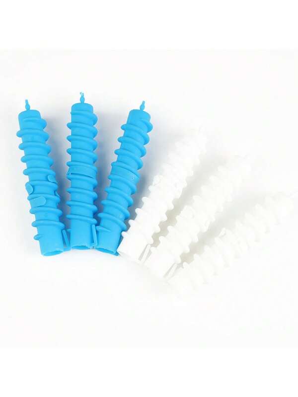 Tige à vis Noyau creux unicolore Tige de permanente bouclée Tige spirale Fournitures de beauté Outil de tige de permanente à froid