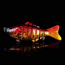 6pcs Bionic Mini Fishing Lures, Equipped With Triple Hooks, Suitable For Freshwater And Saltwater Swinging Lures - Multicolor - View 7