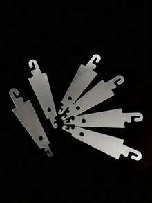 5件套不锈钢穿针器，适用于刺绣穿针、DIY十字绣配件 - 銀色 - 查看 8