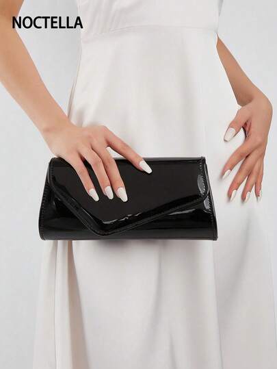 Noctella Minimalist PU Material Small Square Bag, Mature & Elegant Crossbody Bag, Chic Party Clutch Shoulder Bag Suitable For Women's Birthday Party, Evening Events