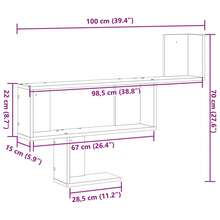 Floating Shelves For Wall - 白色 - 查看 10