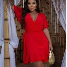 HELOISA RED DRESS - Red - View 3