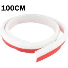 Waterstop - Tira de ducha para umbral de agua, autoadhesiva, silicona, impermeable, barrera para baño y cocina (blanco, 100 cm) - blanco 50cm - Ver 10