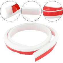 Waterstop - Tira de ducha para umbral de agua, autoadhesiva, silicona, impermeable, barrera para baño y cocina (blanco, 100 cm) - blanco 50cm - Ver 7